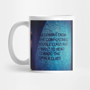 Optimistic Blue Street Art Mug